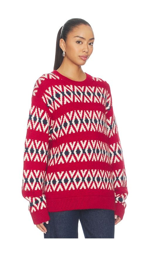 The Oversized Sweater in Red. - size L (also in M, S, XS) - FRAME - Modalova