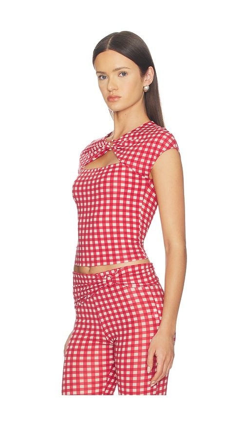 X Alexandra Leclerc The Casino Top in Red. - size L (also in M, S, XS) - FRAME - Modalova