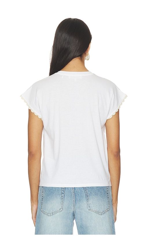 The Crochet Muscle Tee in . Size L. Also in M, S, XS - FRAME - Modalova