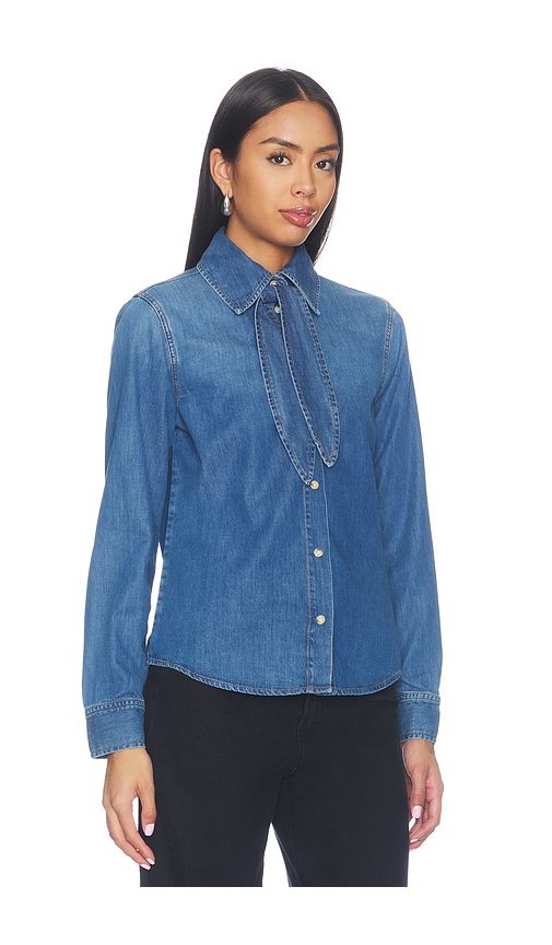 The Clementine Shirt in Blue. - size L (also in M, S, XS) - FRAME - Modalova