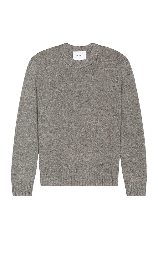 Crew Neck Cashmere Sweater in Grey. - size M (also in S) - FRAME - Modalova
