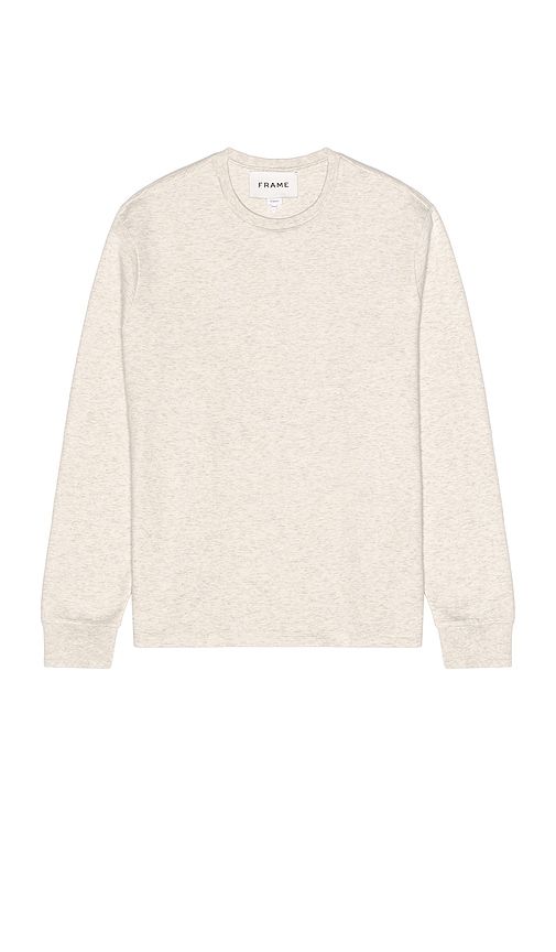Longsleeve Duofold Crew in Nude. - size S (also in XL/1X, XXL/2X) - FRAME - Modalova
