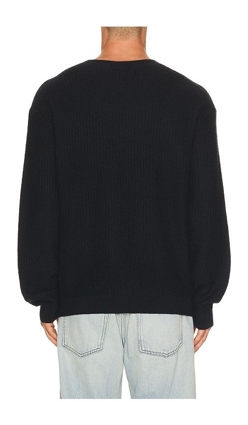 Textured Crewneck Sweater in Blue. - size L (also in S, XL/1X, XXL/2X) - FRAME - Modalova
