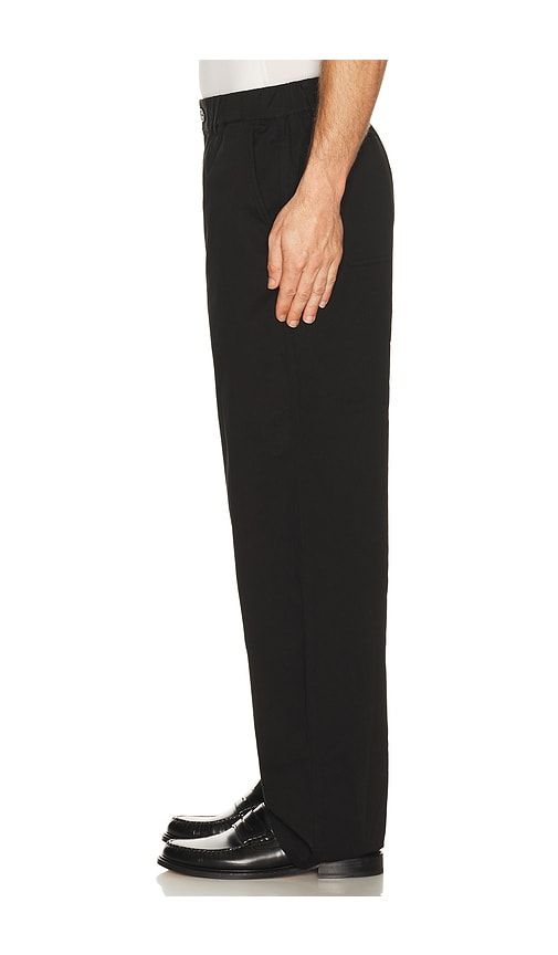 Relaxed Cotton Trousers in Black. - size M (also in XL/1X) - FRAME - Modalova