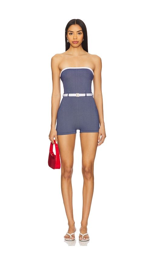 X REVOLVE Stevie Playsuit in Navy. - size L (also in M, S, XL) - FAE - Modalova