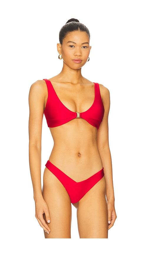 Kendall Bikini Top in Red. - size L (also in M, S, XL, XS) - FAE - Modalova