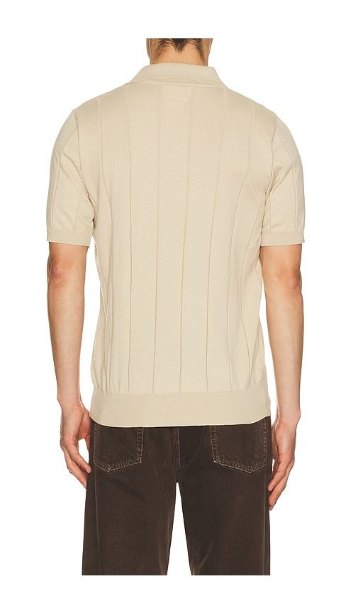Jacobs Knitted Polo in Beige. - size L (also in M, S) - Far Afield - Modalova