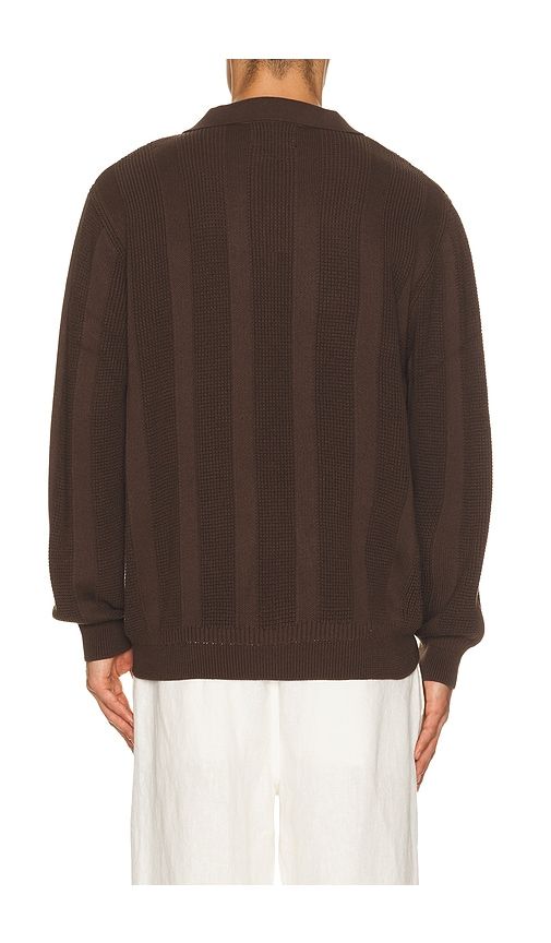 Clifford Knitted Polo in . - size L (also in M, S, XL/1X) - Far Afield - Modalova