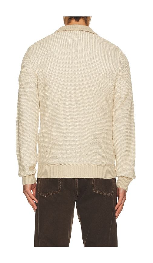 Quarter Button Sweater in Brown. - size S (also in XL/1X) - Faherty - Modalova