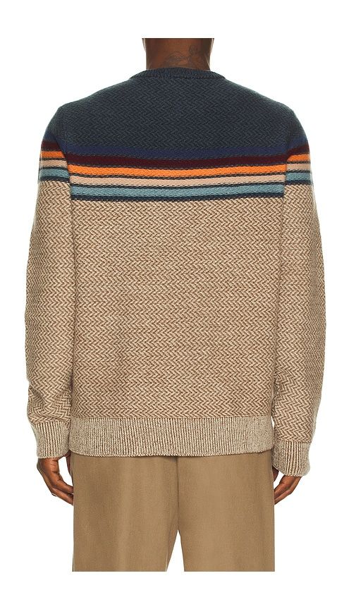 Donegal Crew Neck Sweater in Blue. - size L (also in M, S, XL/1X) - Faherty - Modalova
