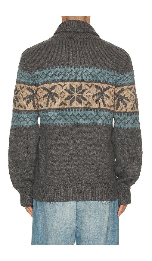 Surf To Snow Zip Cardigan in Grey. - size M (also in XL/1X) - Faherty - Modalova