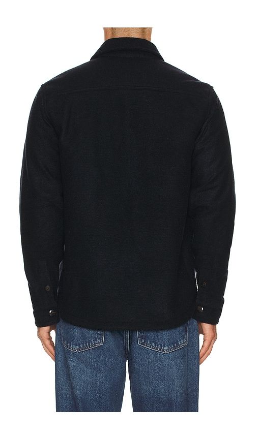 Range Fleece Lined Shacket in Blue. - size M (also in S) - Faherty - Modalova