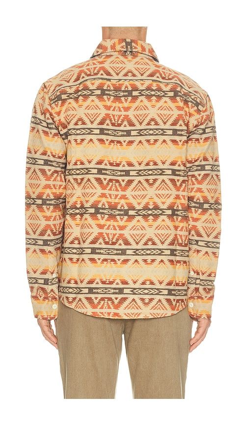 Lehi Canyon Overshirt in Orange. - size L (also in M, S, XL/1X) - Faherty - Modalova