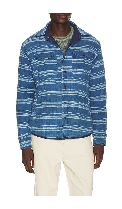 Reversible Bondi Jacket in Blue. - size L (also in M, S, XL/1X) - Faherty - Modalova