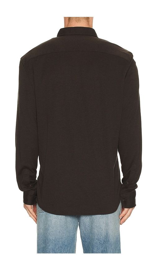 Coastline Knit Shirt in Brown. - size M (also in S) - Faherty - Modalova