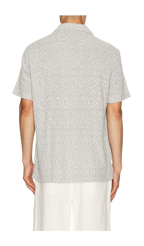 Short Sleeve Oasis Camp Shirt in Blue. - size L (also in M, S, XL/1X) - Faherty - Modalova