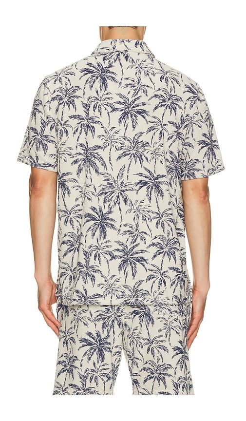 Short Sleeve Cabana Towel Terry Shirt in Multi. - size L (also in M, S, XL/1X) - Faherty - Modalova