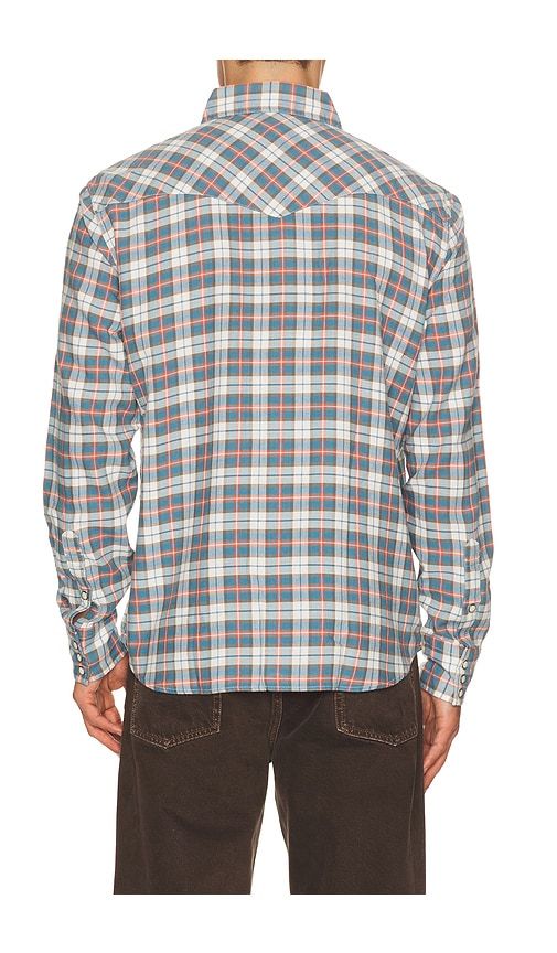 Western Shirt in Blue,White. - size M (also in S) - Faherty - Modalova