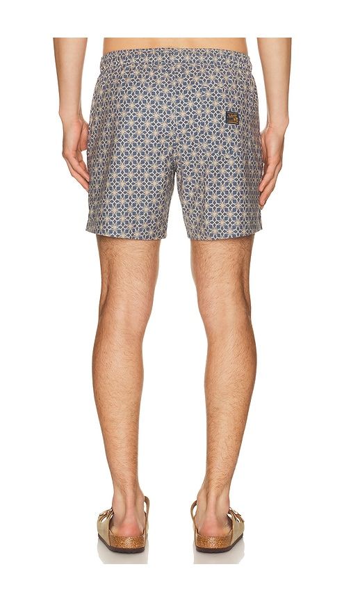 All Day 6 Swimtrunks in Blue. - size L (also in M, S, XL/1X) - Faherty - Modalova