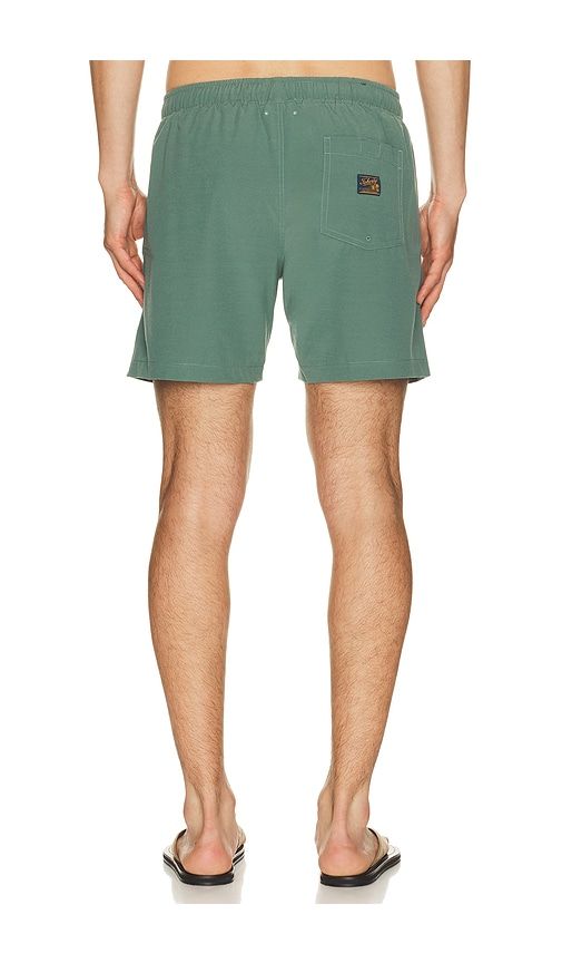 All Day 6 Swimtrunk in Green. - size M (also in S) - Faherty - Modalova