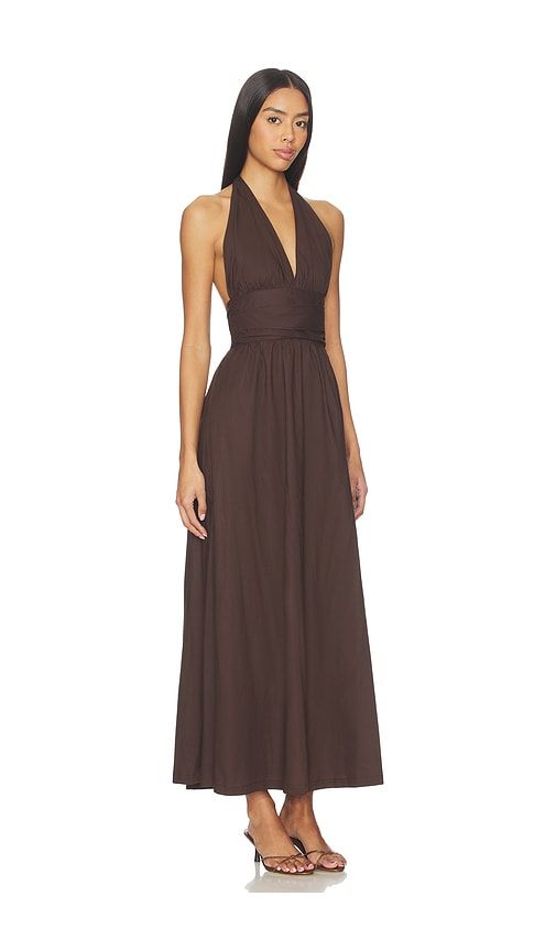 Lido Maxi Dress in Brown. - size L (also in M, XS) - FAITHFULL - Modalova