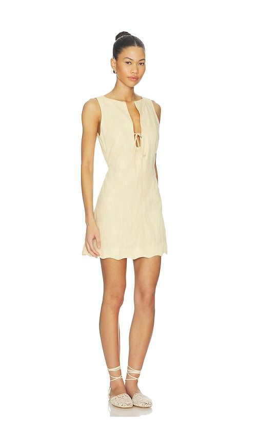 Alondra Mini Dress in Lemon. - size L (also in M, S, XL, XS) - FAITHFULL - Modalova
