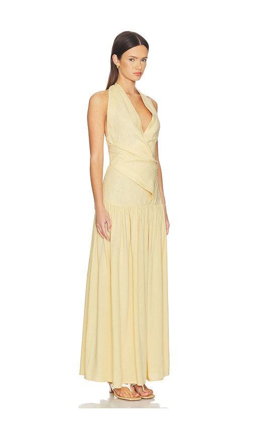 Blanca Maxi Dress in Lemon. - size S (also in XS, M, L, XL) - FAITHFULL - Modalova