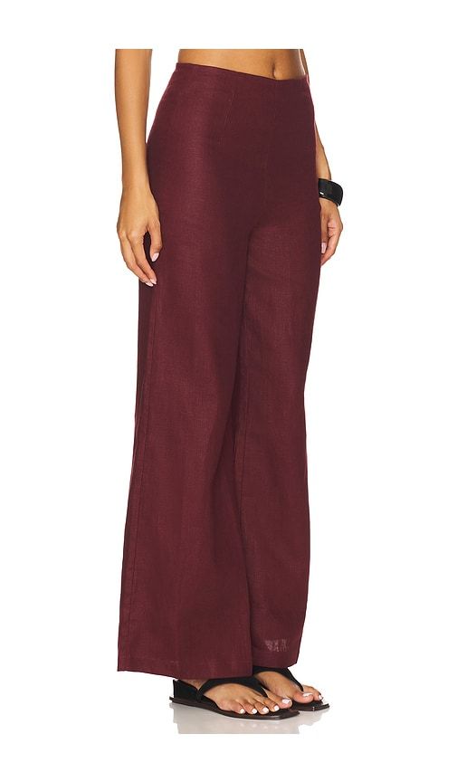 Syna Pant in Burgundy. - size S (also in XS) - FAITHFULL - Modalova