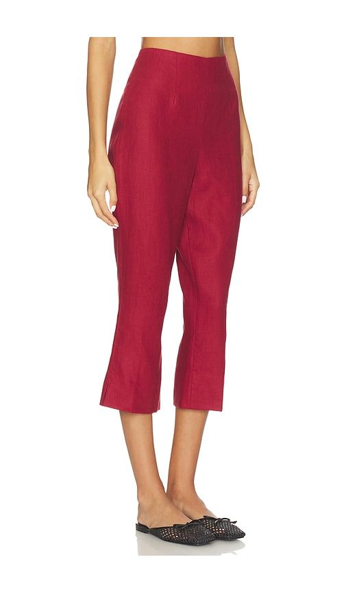 Valeria Capri Pant in Red. - size S (also in XS, M, L, XL) - FAITHFULL - Modalova