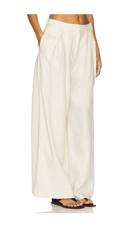 Sofia Trouser in Ivory. - size L (also in M, S, XL, XS) - FAITHFULL - Modalova