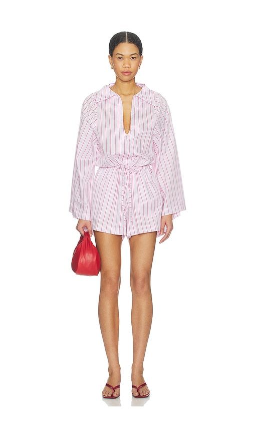 Aksel Playsuit in Pink. - size L (also in M, S, XL, XS) - FAITHFULL - Modalova