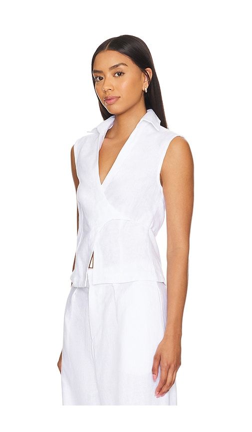 Antibes Sleeveless Wrap Shirt in . - size S (also in XS) - FAITHFULL - Modalova