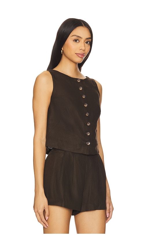 Elia Top in Chocolate. - size L (also in XL, XS) - FAITHFULL - Modalova