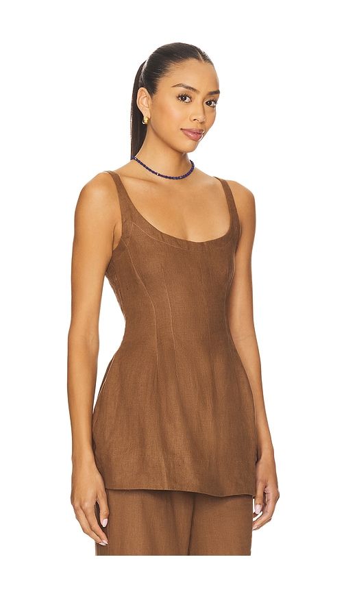 Syna Top in Brown. - size M (also in S, XL) - FAITHFULL - Modalova