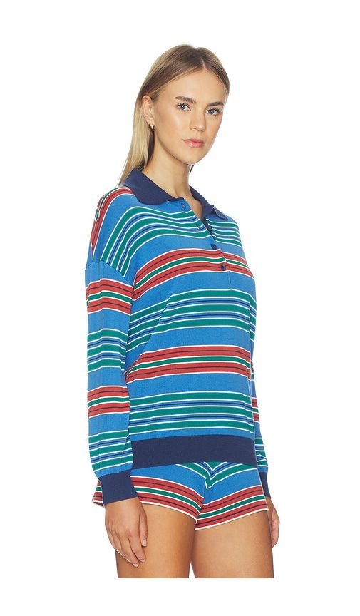 Harlow Oversized Polo in Blue. - size S (also in XS) - FAITHFULL - Modalova