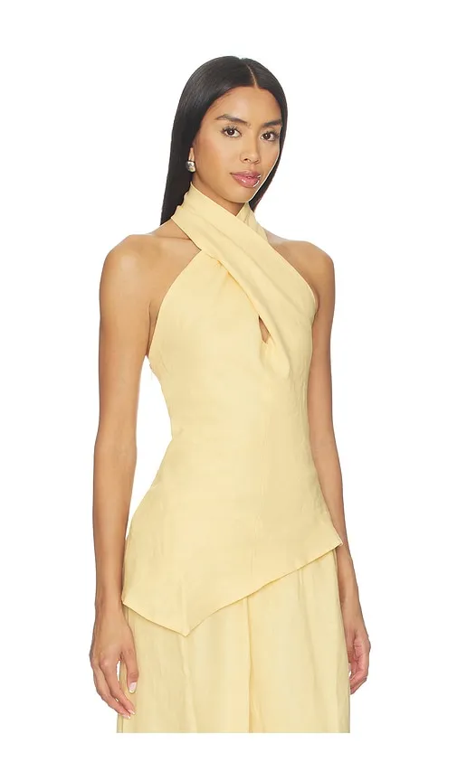 Maria Top in Cream. - size L (also in S, XL, XS) - FAITHFULL - Modalova