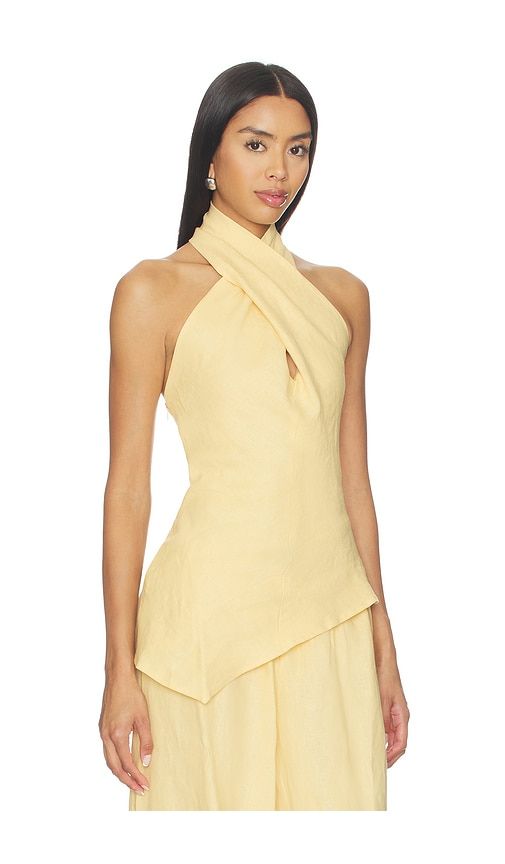 Maria Top in Cream. - size L (also in S, XS) - FAITHFULL - Modalova