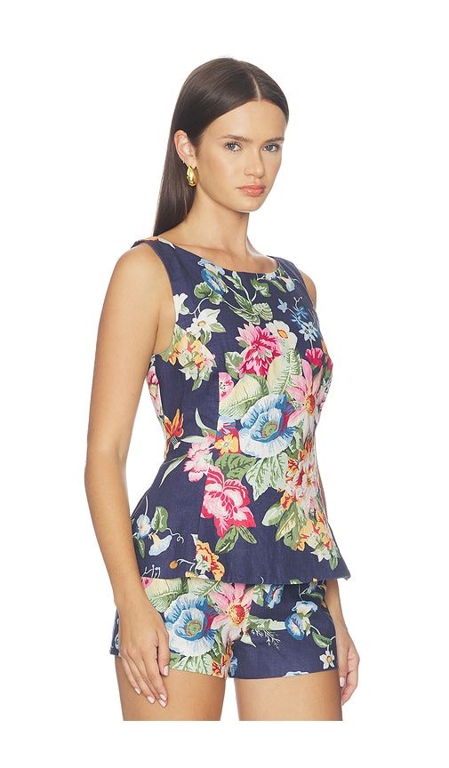 Ana Top in Navy. - size L (also in M, S, XS) - FAITHFULL - Modalova