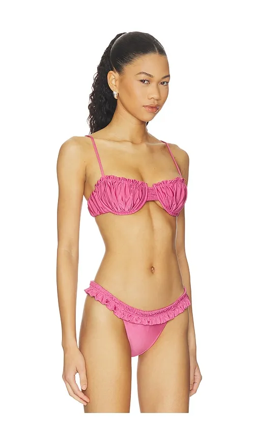 Esterel Bikini Top in Pink. - size L (also in M, S, XS) - FAITHFULL - Modalova