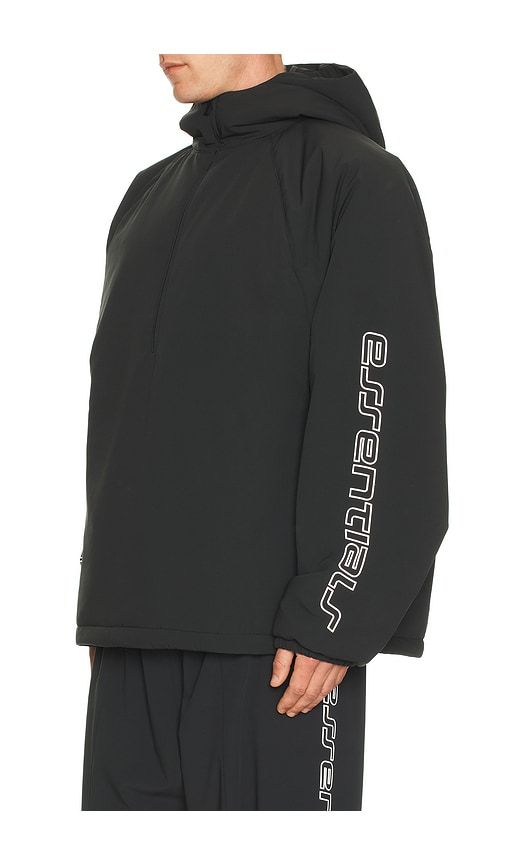 Half Zip Anorak in Black. - size L (also in M, S, XL/1X) - Fear of God ESSENTIALS - Modalova