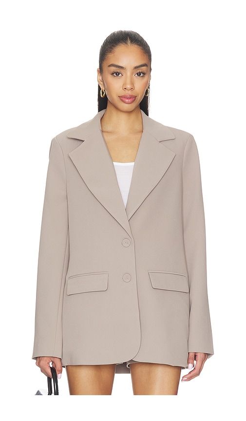 The Favorite Oversized Blazer in Taupe. - size L (also in S) - Favorite Daughter - Modalova