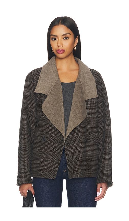 The Cameron Coat in Brown. - size L (also in M, S, XL) - Favorite Daughter - Modalova
