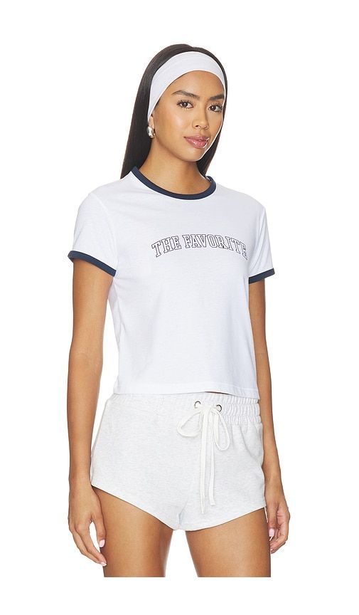 The Cropped Favorite Ringer Tee in . - size M (also in S, XS) - Favorite Daughter - Modalova