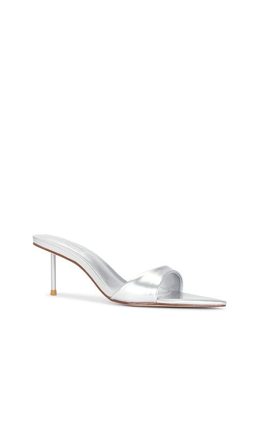 Marseille Slipper in Metallic Silver. - size 10 (also in 5, 5.5, 6, 6.5, 7, 7.5, 8, 8.5, 9) - FEMME LA - Modalova