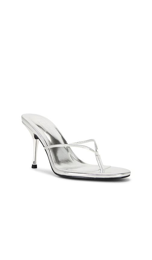Osaka Sandal in Metallic , grey. - size 10 (also in 11, 5, 6, 7, 7.5, 8, 9) - FEMME LA - Modalova