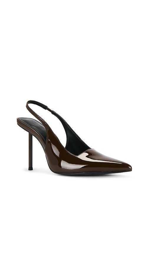G63 Slingback Pump in Chocolate. - size 6 (also in 8) - FEMME LA - Modalova