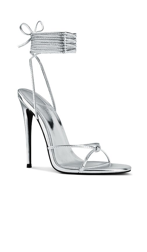 Athens Lace Up Heel in Metallic . - size 5 (also in 6) - FEMME LA - Modalova