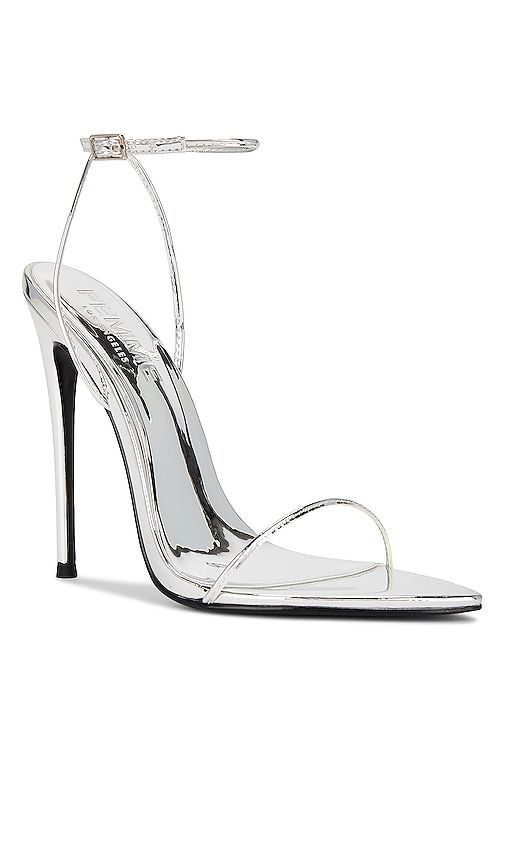 The Andx Sandal in Metallic Silver. - size 5 (also in 5.5, 6, 6.5, 7, 7.5, 8) - FEMME LA - Modalova