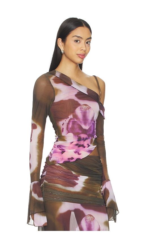 Susurro Top in Brown,Purple. - size S (also in XS) - Feners - Modalova