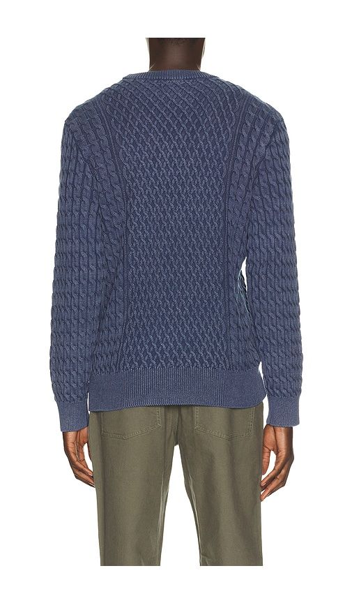 Neptune Cable Knit Sweater in Blue. - size L (also in M, S, XL/1X) - Fair Harbor - Modalova